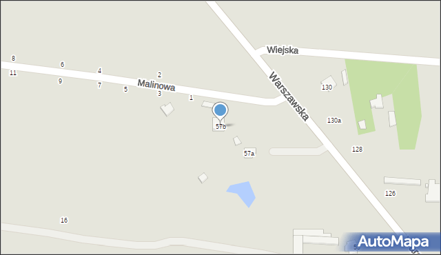 Ryki, Warszawska, 57b, mapa Ryki