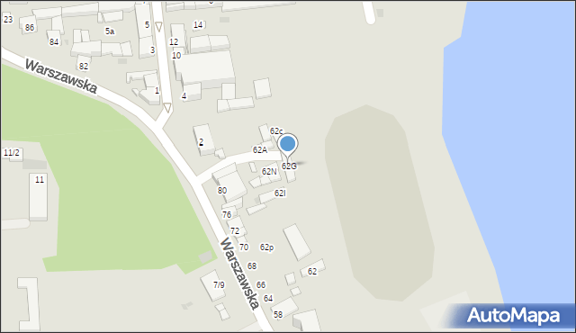 Ryki, Warszawska, 62G, mapa Ryki