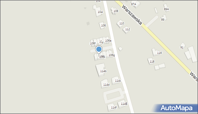 Rypin, Warszawska, 106l, mapa Rypin