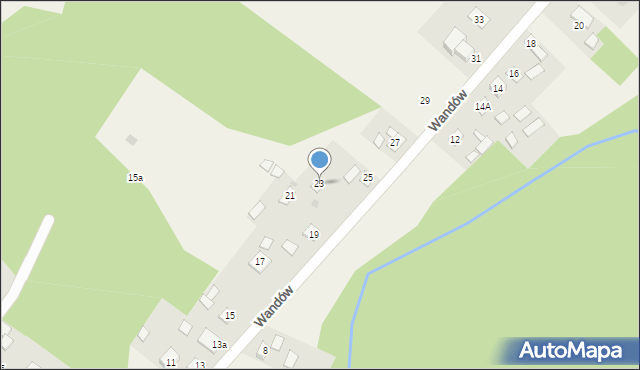 Rzuców, Wandów, 23, mapa Rzuców
