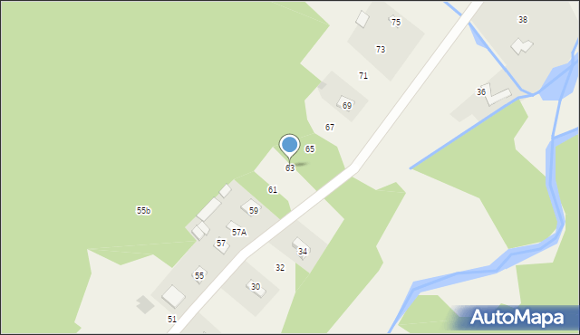 Rzuców, Wandów, 63, mapa Rzuców