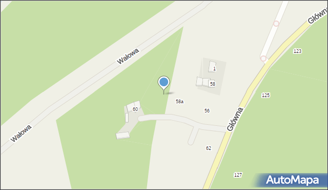 Sady, Wałowa, 3, mapa Sady