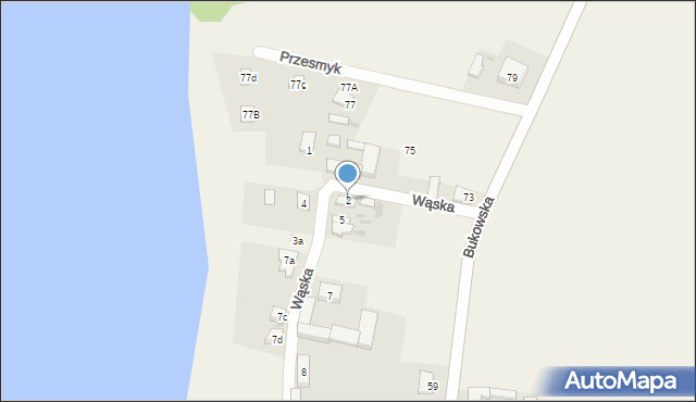 Sapowice, Wąska, 2, mapa Sapowice