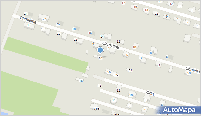 Serock, Warszawska, 52, mapa Serock