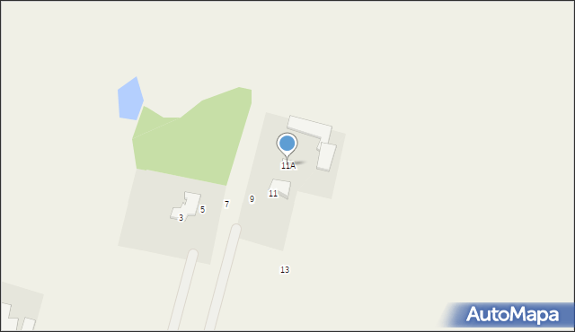 Seroki-Parcela, Warszawska, 11A, mapa Seroki-Parcela