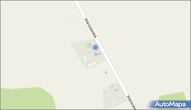 Siemiątkowo, Warszawska, 10, mapa Siemiątkowo