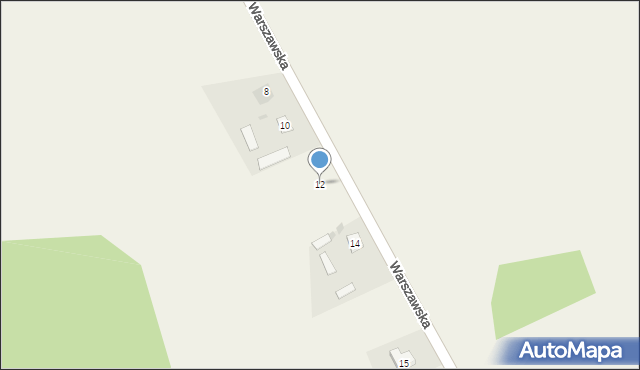 Siemiątkowo, Warszawska, 12, mapa Siemiątkowo