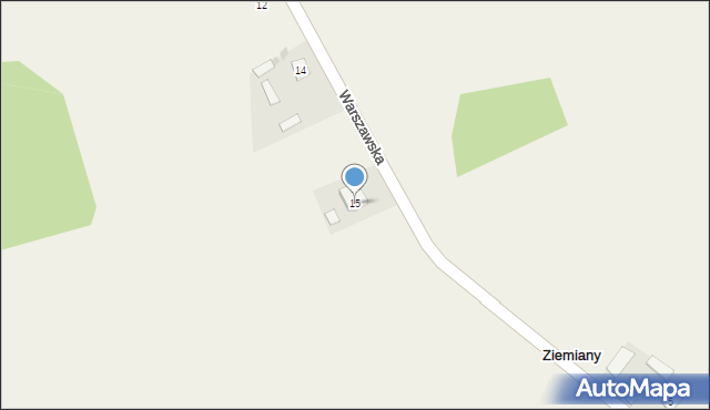 Siemiątkowo, Warszawska, 15, mapa Siemiątkowo