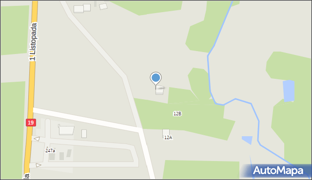 Siemiatycze, Walendziuki, 12c, mapa Siemiatycze