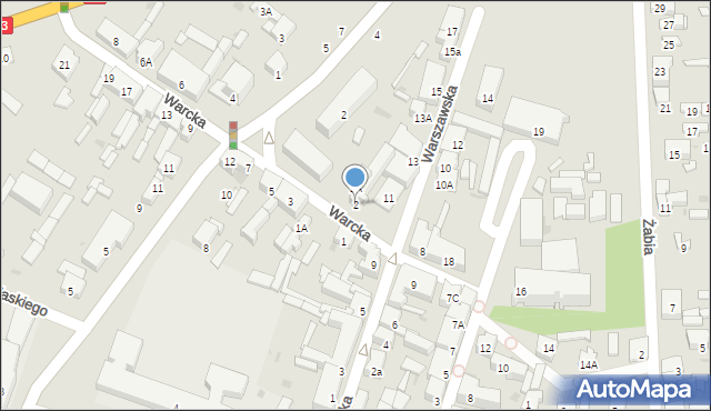 Sieradz, Warcka, 2, mapa Sieradz