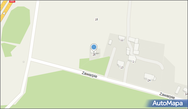 Siewierz, Warszawska, 16, mapa Siewierz