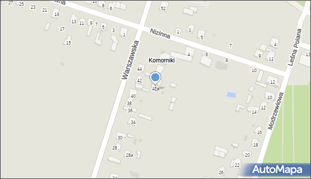 Skarżysko-Kamienna, Warszawska, 42a, mapa Skarżysko-Kamienna