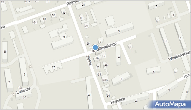 Skarżysko-Kamienna, Wasilewskiego Oseta, 2b, mapa Skarżysko-Kamienna