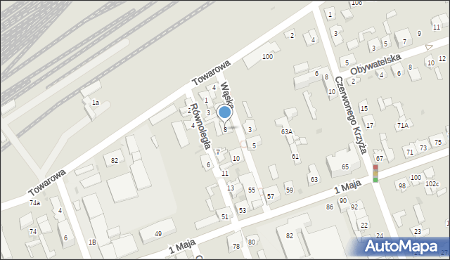 Skarżysko-Kamienna, Wąska, 8, mapa Skarżysko-Kamienna