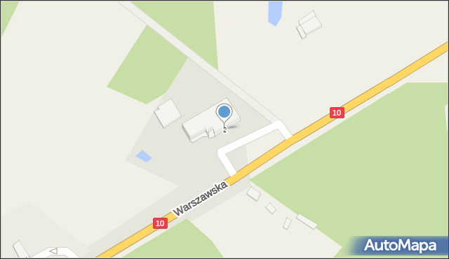 Skępe, Warszawska, 2, mapa Skępe