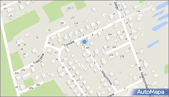 Skierniewice, Wagonowa, 15, mapa Skierniewic