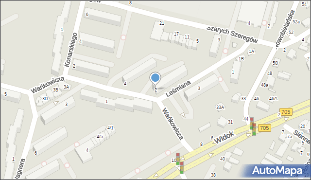 Skierniewice, Wańkowicza Melchiora, 2, mapa Skierniewic