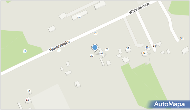 Skierniewice, Warszawska, 22, mapa Skierniewic