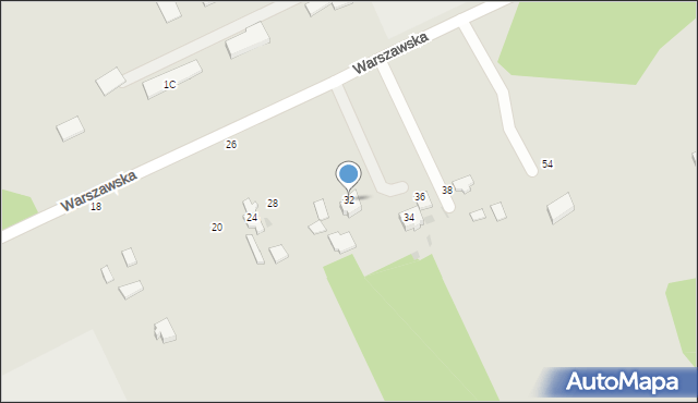 Skierniewice, Warszawska, 32, mapa Skierniewic