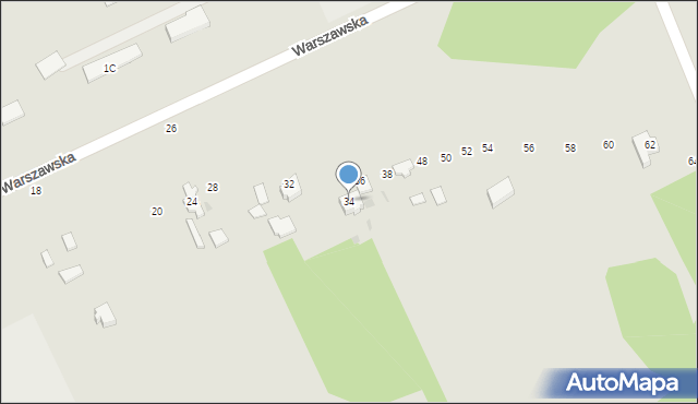 Skierniewice, Warszawska, 34, mapa Skierniewic
