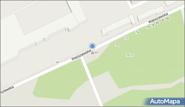 Skierniewice, Warszawska, 66, mapa Skierniewic