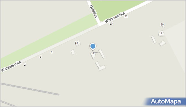 Skierniewice, Warszawska, 8, mapa Skierniewic