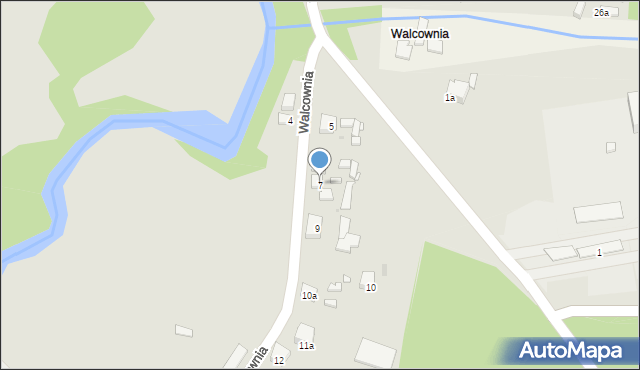 Sławków, Walcownia, 7, mapa Sławków