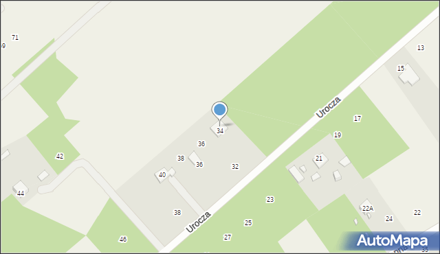 Słomczyn, Wagarowa, 34, mapa Słomczyn