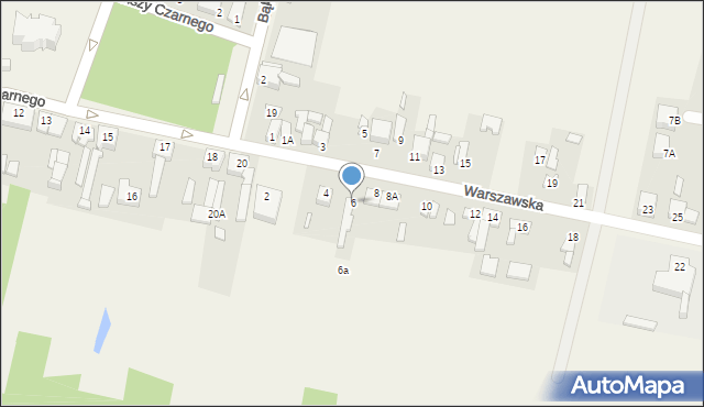 Sobota, Warszawska, 6, mapa Sobota