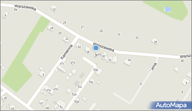 Sobótka, Warszawska, 28, mapa Sobótka
