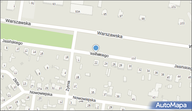 Sochaczew, Warszawska, 106, mapa Sochaczew