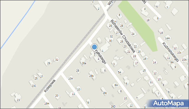 Sochaczew, Waryńskiego Ludwika, 2, mapa Sochaczew