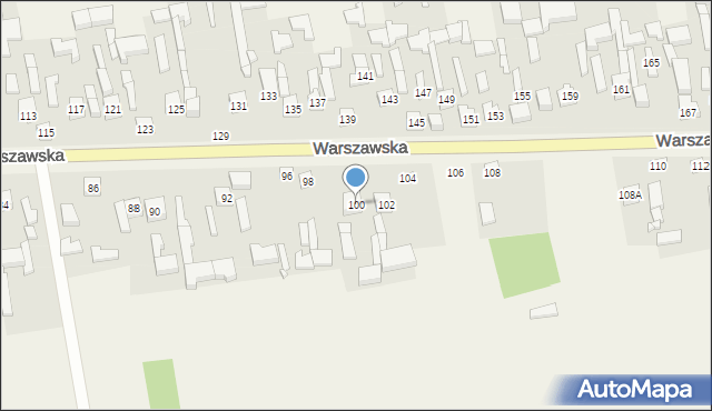 Sokolniki, Warszawska, 100, mapa Sokolniki