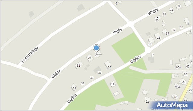 Sokołów Małopolski, Wajdy Mieczysława, ks., 27, mapa Sokołów Małopolski