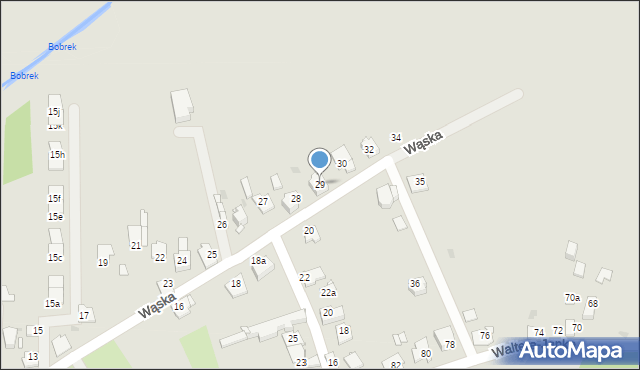 Sosnowiec, Wąska, 29, mapa Sosnowca