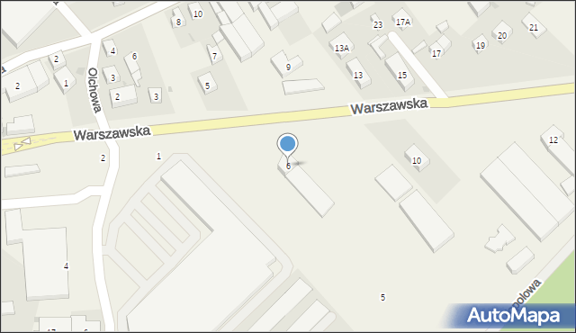 Spalice, Warszawska, 6, mapa Spalice
