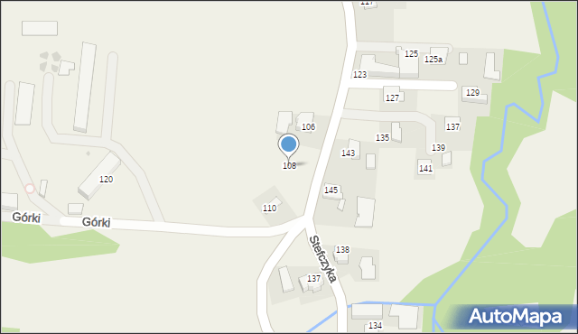 Spytkowice, Wadowicka, 108, mapa Spytkowice