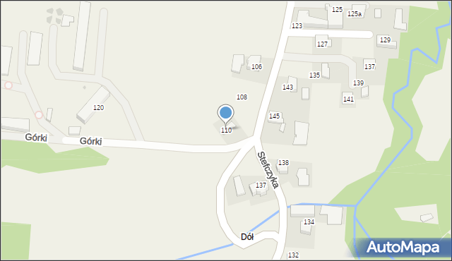 Spytkowice, Wadowicka, 110, mapa Spytkowice