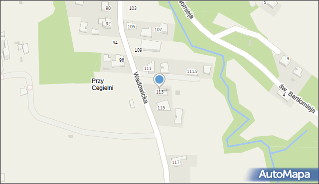 Spytkowice, Wadowicka, 113, mapa Spytkowice