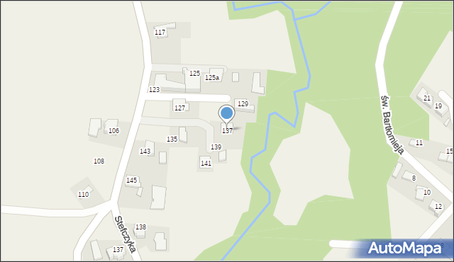Spytkowice, Wadowicka, 137, mapa Spytkowice