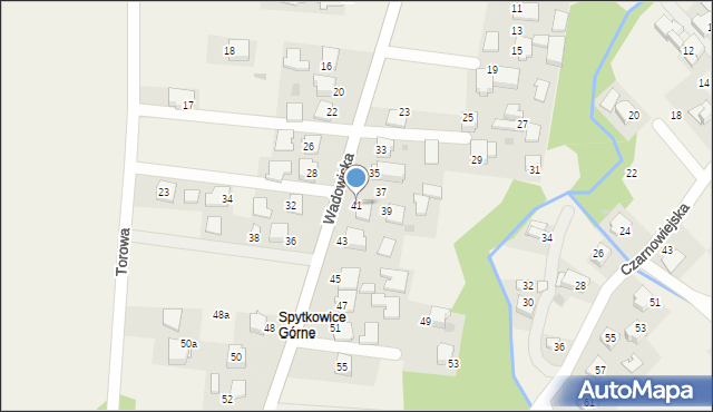 Spytkowice, Wadowicka, 41, mapa Spytkowice