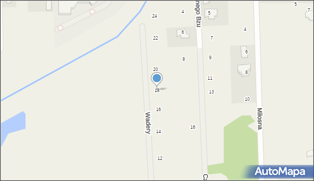 Stara Wieś, Wadery, 18, mapa Stara Wieś