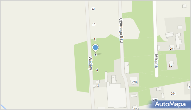 Stara Wieś, Wadery, 6, mapa Stara Wieś