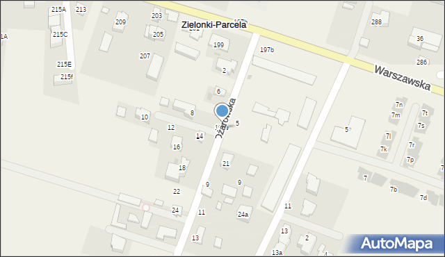 Stare Babice, Warszawska, 197e, mapa Stare Babice