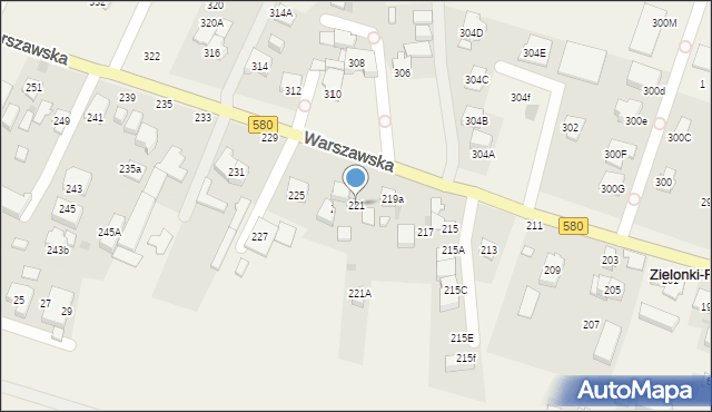 Stare Babice, Warszawska, 221, mapa Stare Babice