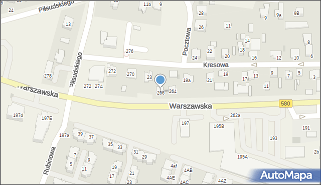 Stare Babice, Warszawska, 266, mapa Stare Babice