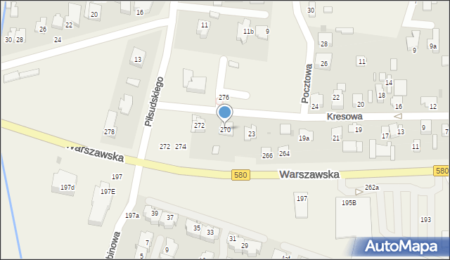 Stare Babice, Warszawska, 270, mapa Stare Babice