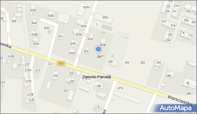 Stare Babice, Warszawska, 298, mapa Stare Babice