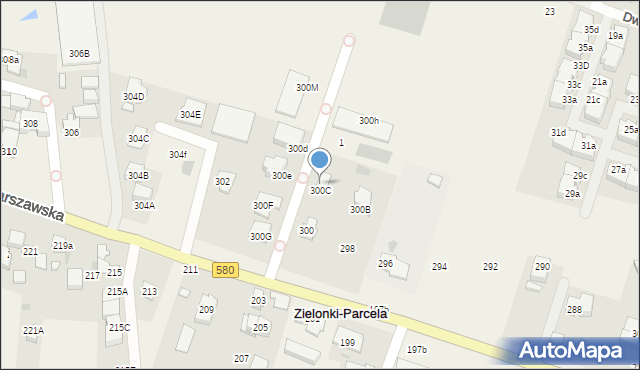 Stare Babice, Warszawska, 300a, mapa Stare Babice