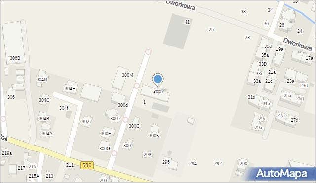 Stare Babice, Warszawska, 300h, mapa Stare Babice